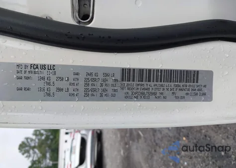 2018 Dodge Journey Se from USA, damaged, VIN 3C4PDCAB8JT529060